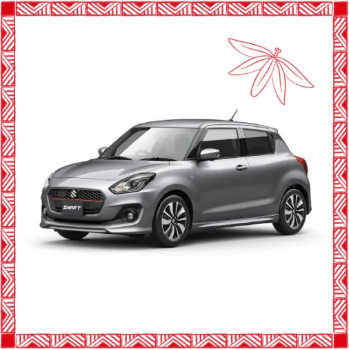 Suzuki Swift grise à boîte manuelle
