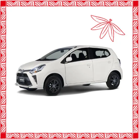 Toyota Agya blanche à boîte manuelle