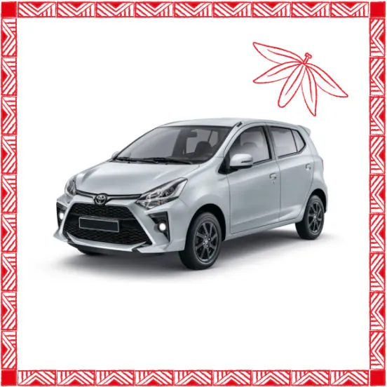 Toyota Agya gris clair à boîte manuelle